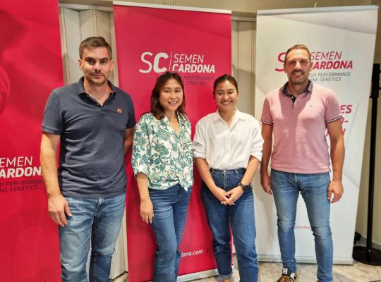 SCF visits our partner Semen Cardona of Spain